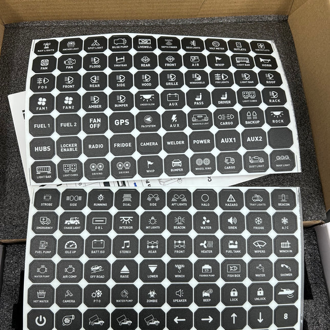 Auxiliary 8 Button Panel