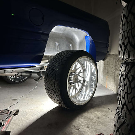 10 Row Pure White Wheel Light Kit