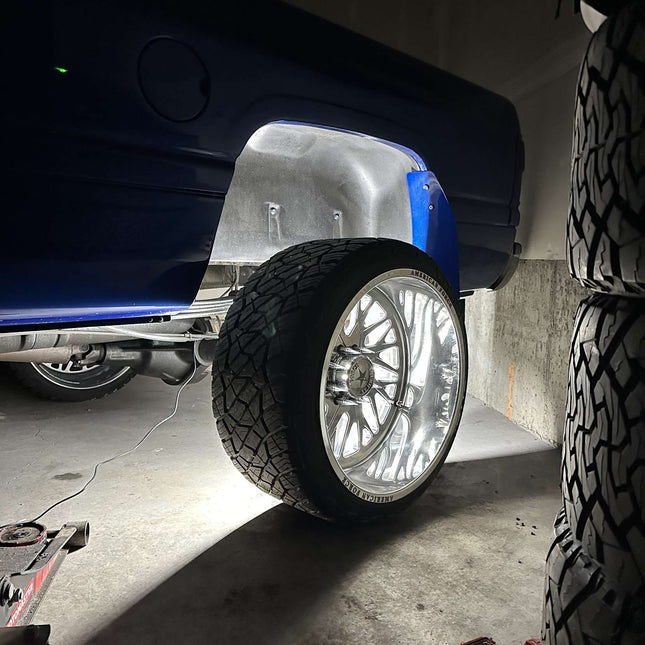 10 Row Pure White Wheel Light Kit