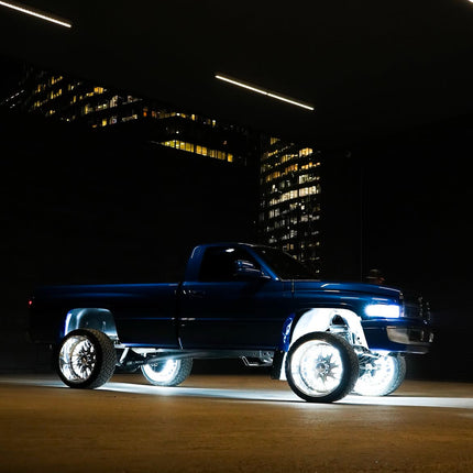 10 Row Pure White Wheel Light Kit